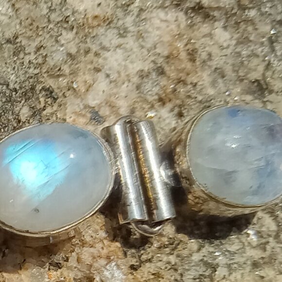 Beautiful Moonstone 925 Silver Bracelet - Picture 2 of 4